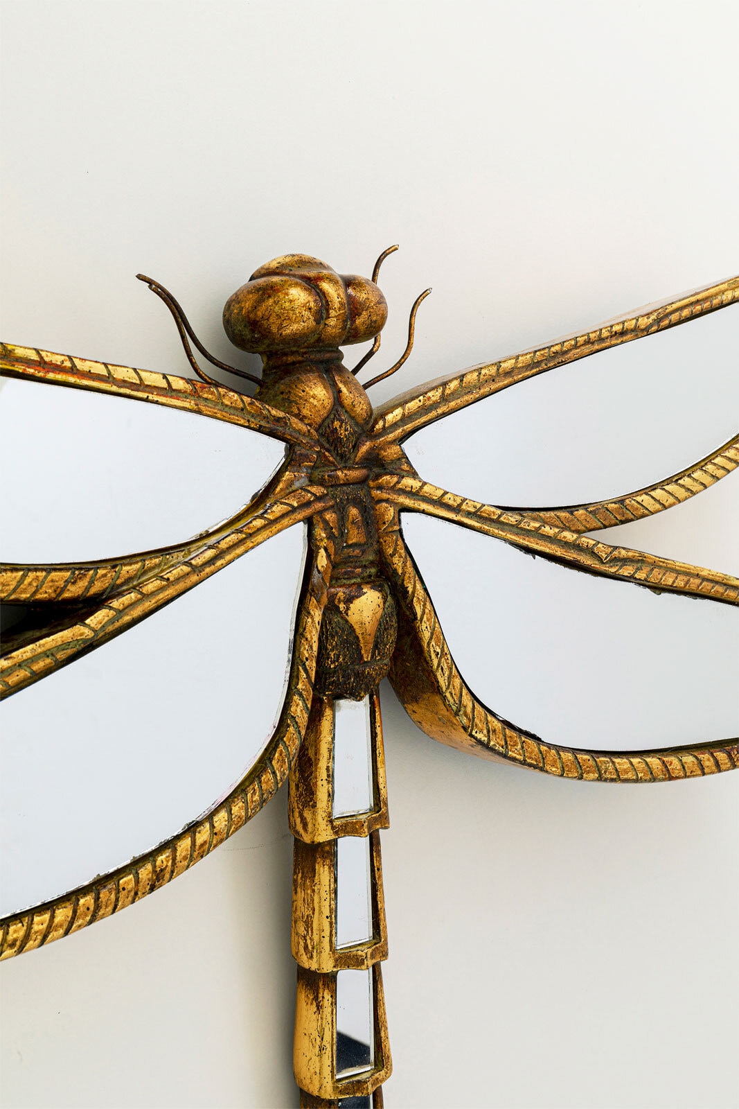 KARE DESIGN Wandschmuck DRAGOBFLY 46,5 x 36 cm goldfarbig