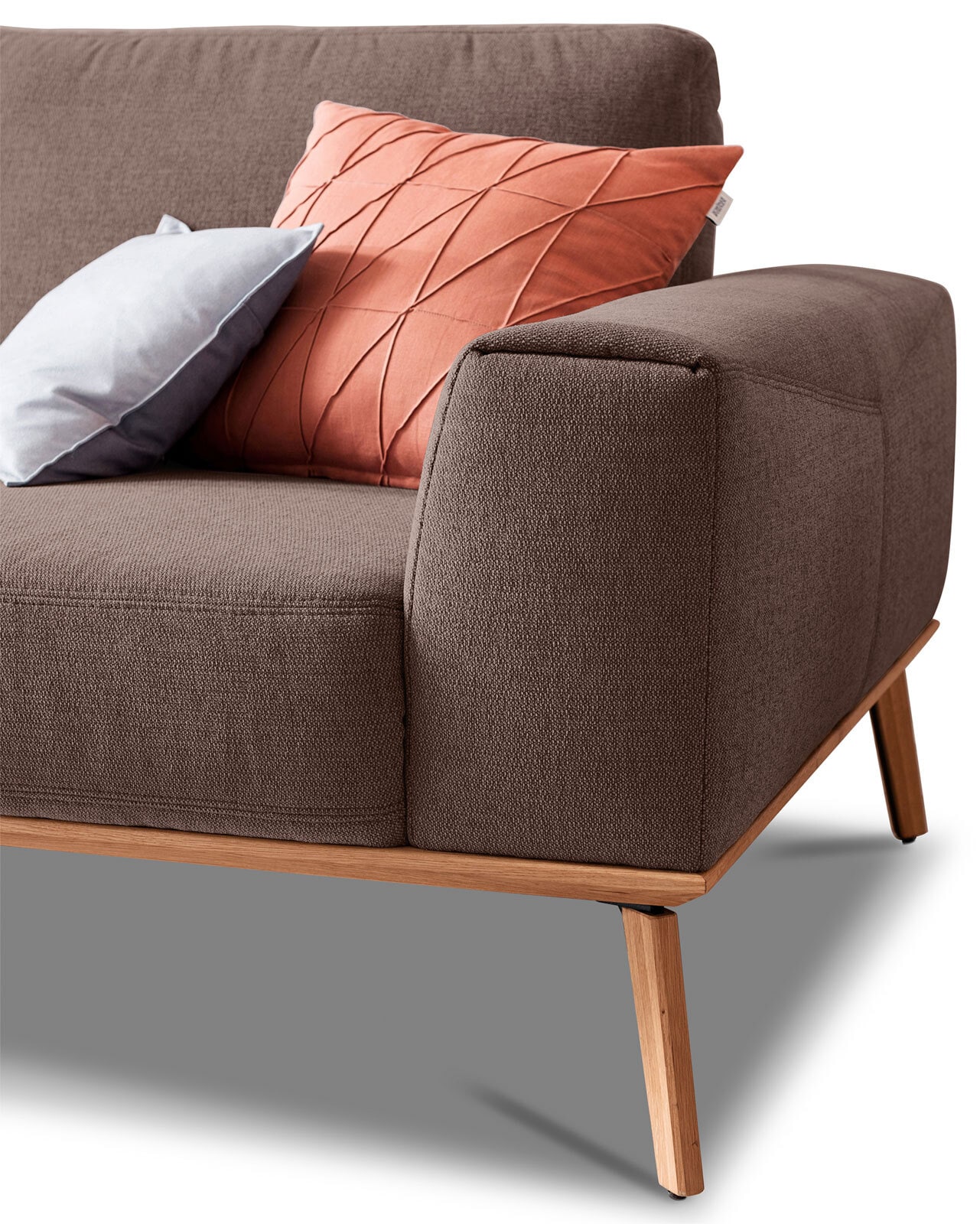 SCHÖNER WOHNEN-Kollektion Sofa 2-Sitzer STAGE Stoff Trend chestnutbraun