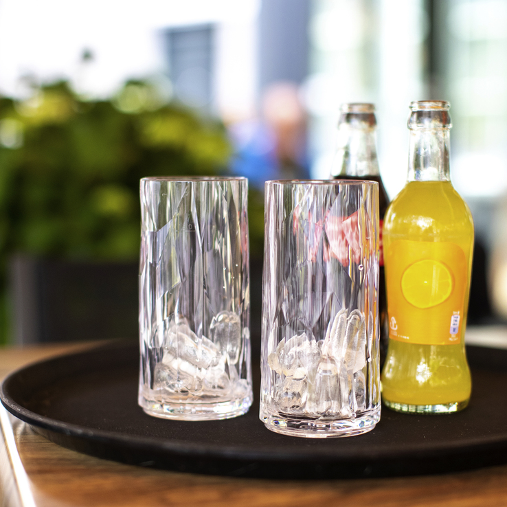 koziol Trinkglas Superglas CLUB NO.8 2er Set 300 ml kristallklar
