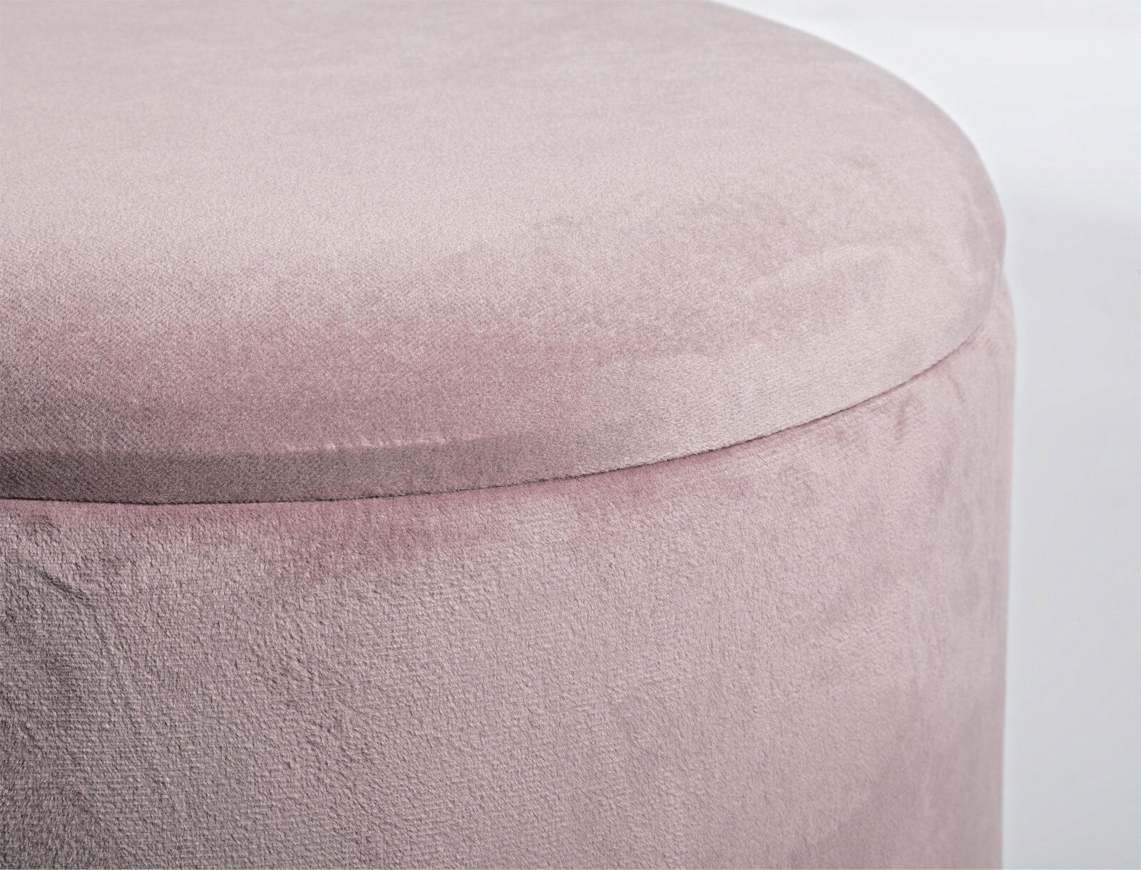 INTERhome Hocker mit Stauraum rosa/goldfarbig