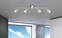 GLOBO LED Deckenlampe COMORE 4 Spots nickelfarbig