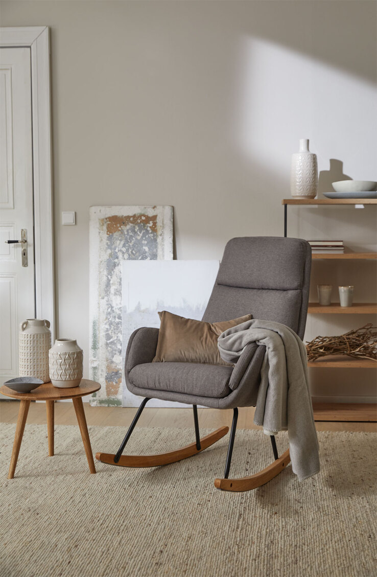 Couchtisch rund KILIAN 45 cm Wildeiche massiv