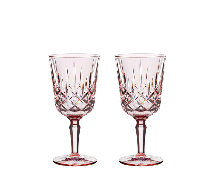 Nachtmann Cocktail- / Weinglas NOBLESSE 2er Set rose Kristallglas