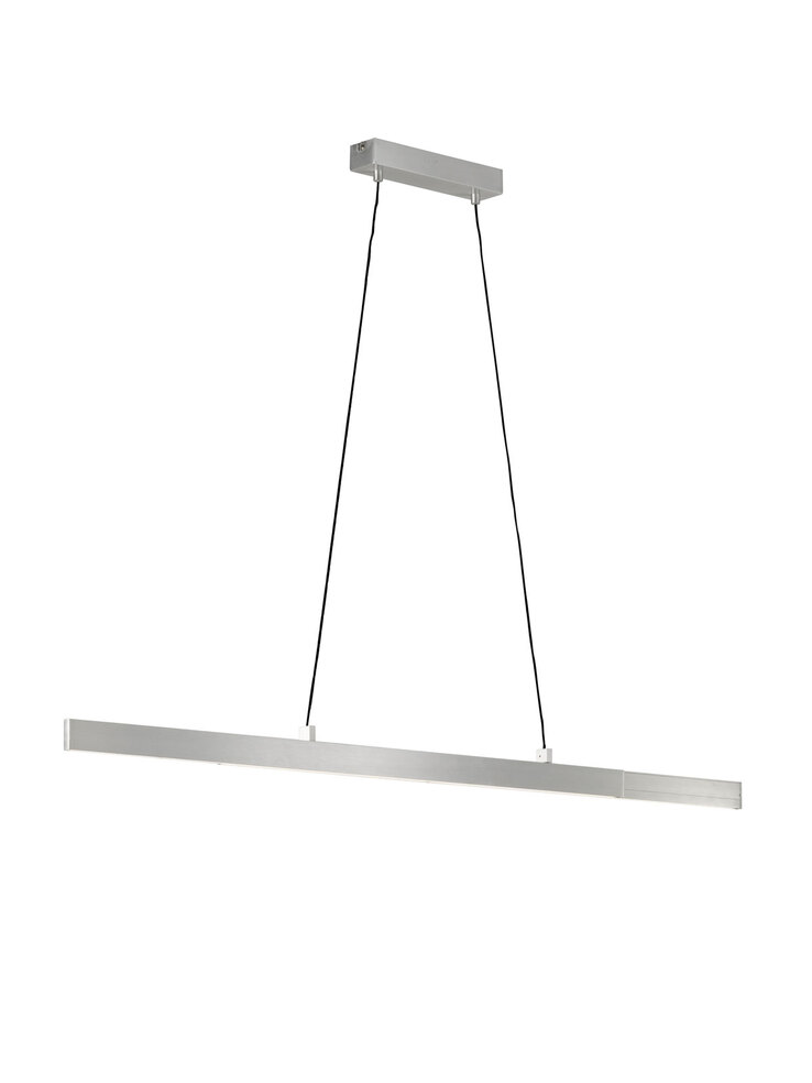 SCHÖNER WOHNEN-Kollektion LED Pendelleuchte STRIPE 110-140 cm nickelfarbig