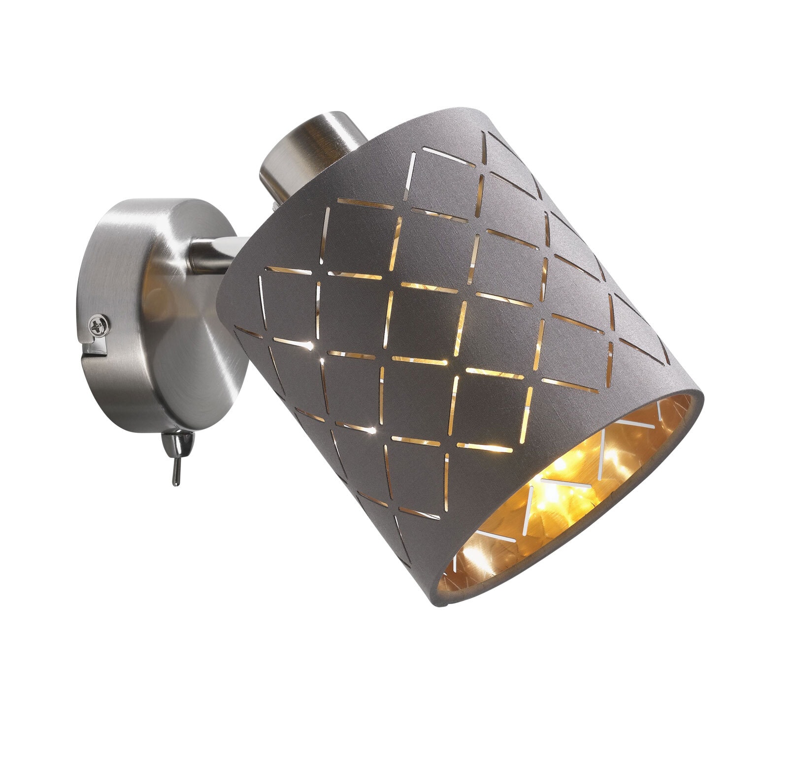 casaNOVA Retrofit Wandlampe CHARMING 1 Spot cappuccino