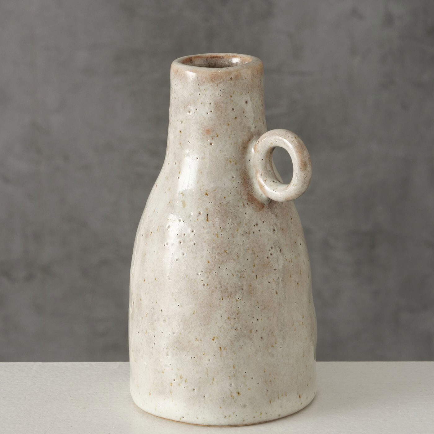 Vase CECILIE 12 cm grau