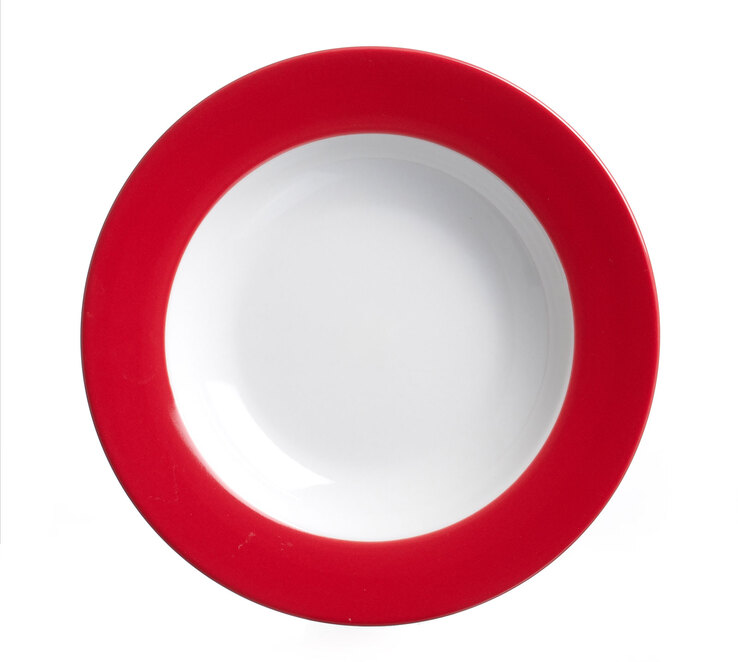 Ritzenhoff & Breker Teller tief DOPPIO 6er Set rot