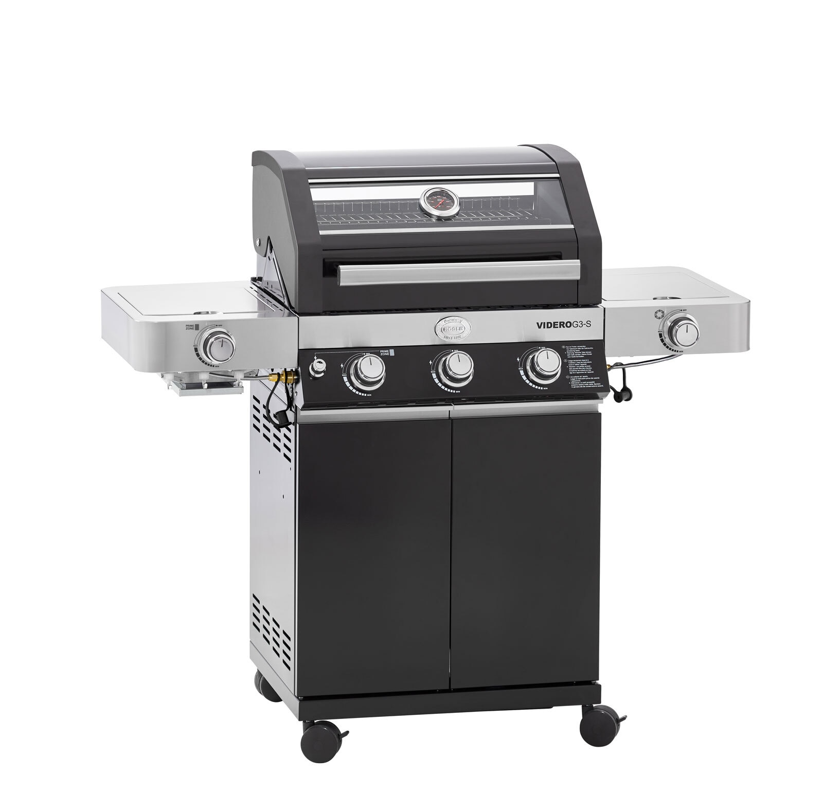 RÖSLE Gasgrill VIDERO G3-S Vario+ schwarz