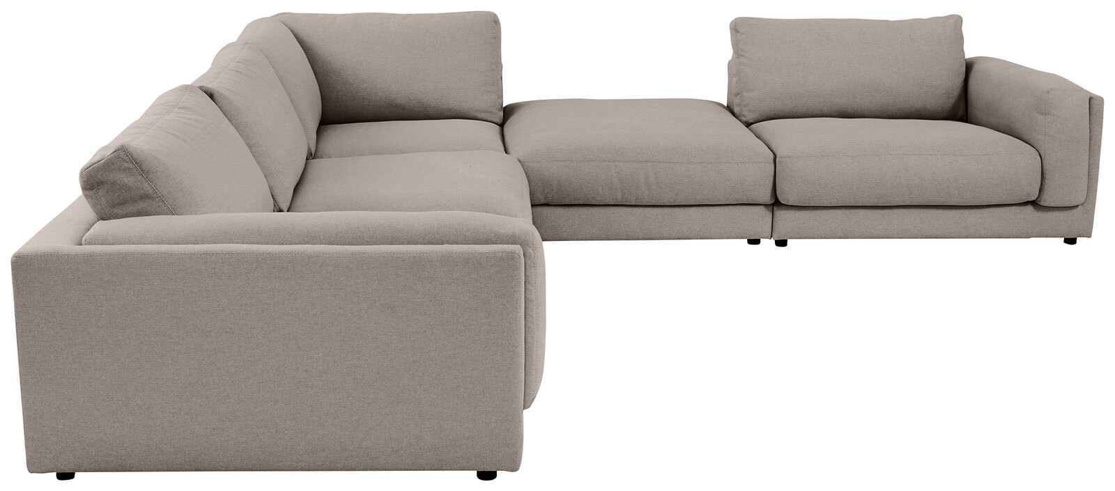 Ole Gunderson Ecksofa-Kombi LASSE VII 345 x 345 cm taupe