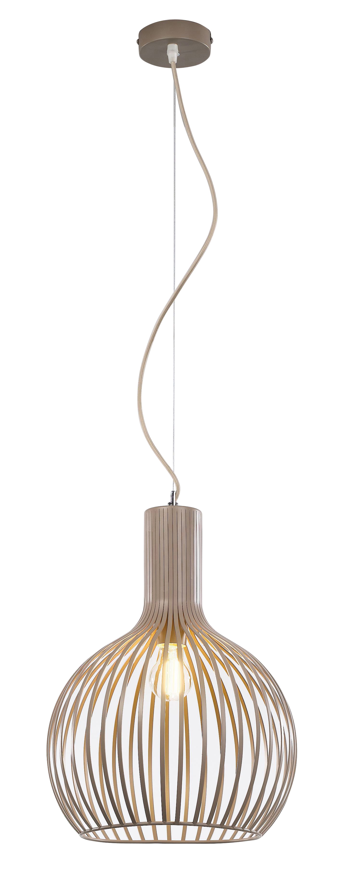 casaNOVA Retrofit Pendelleuchte COLLIN II 35 cm sand