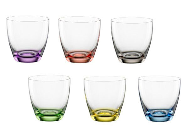 BOHEMIA SELECTION Whiskyglas VIVA COLORI 6er Set
