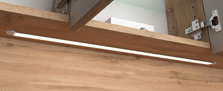 Bad-Spiegelschrank ANTWERPEN braun 120cm
