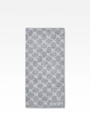 JOOP! Handtuch BLACK & WHITE CORNFLOWER 50 x 100 cm silbergrau