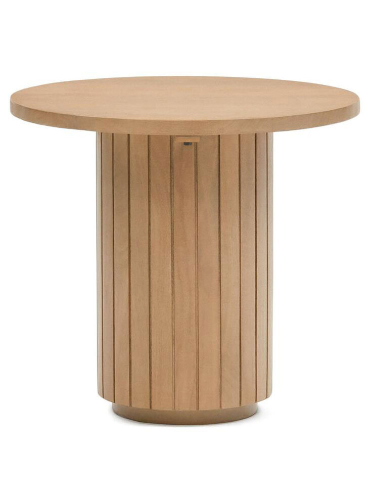 Kaver Home Beistelltisch LICIA 60 x 60 cm Mango braun