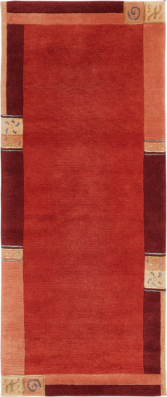 Teppich MANALI 80 x 300 cm rot