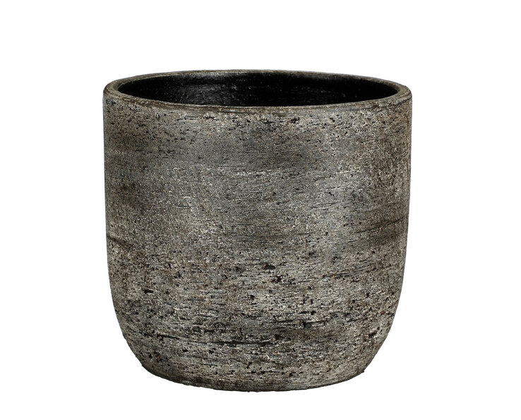 MICA DECORATIONS Übertopf RAVENNA 23 cm grau