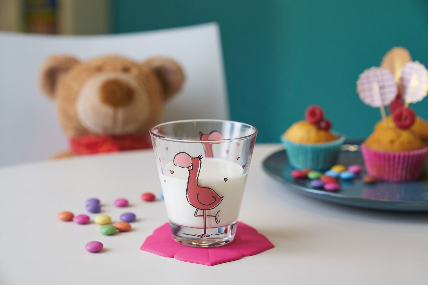 LEONARDO Kindergeschirr Becher BAMBINI FLAMINGO