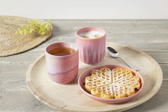 like. Becher PERLEMOR CORAL 2er Set rosa