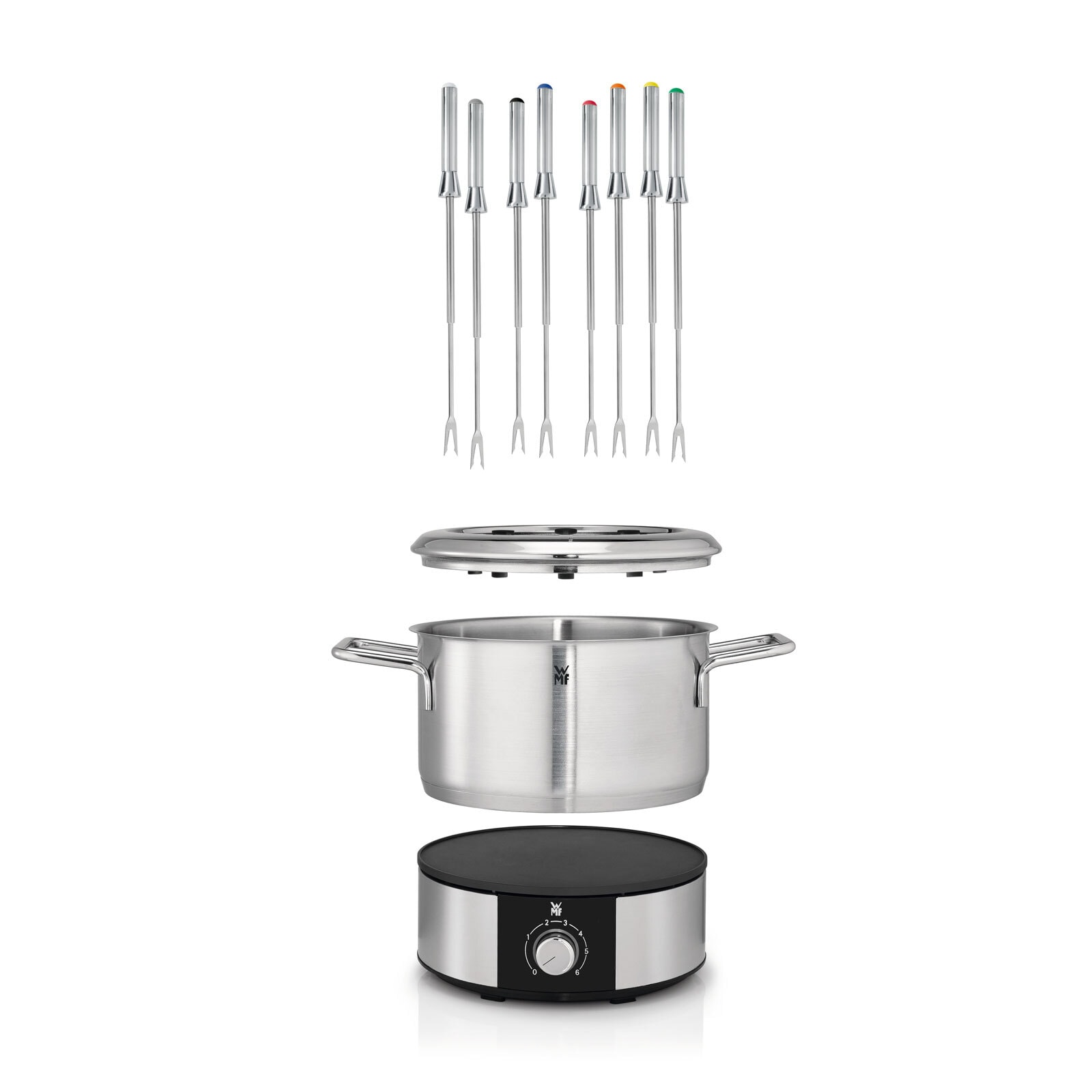 WMF Fondue-Set LONO 10-teilig Edelstahl