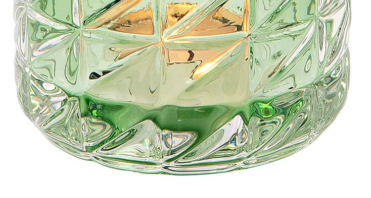 Fink Teelichthalter GLOSSY 9 cm grün