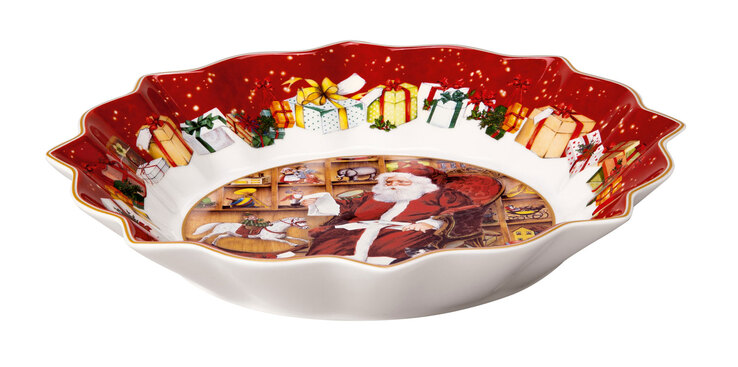 Villeroy & Boch Weihnachtsdeko Schale TOY´s FANTASY Santa liest Wunschzettel