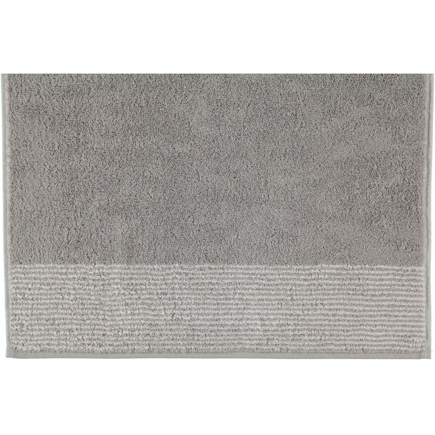 Cawö Duschtuch TWO TONE 80 x 150 cm in Platin