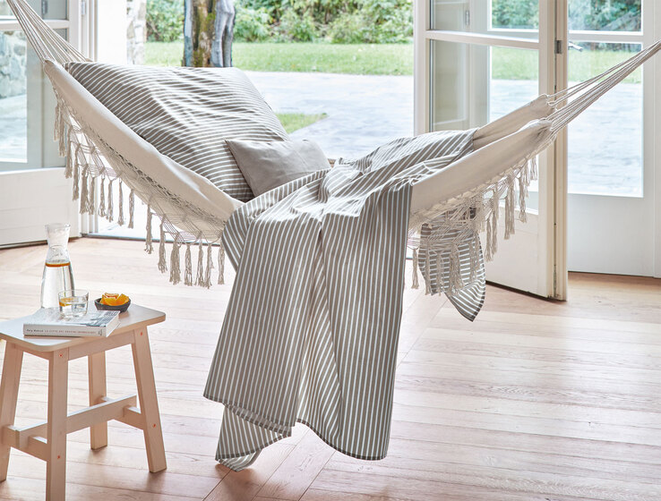 irisette Renforcé-Laken COOL-SET 150 x 220 cm silberfarbig