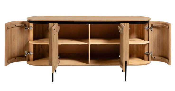 Kave Home Sideboard LICIA 170 x 80 cm Mango braun