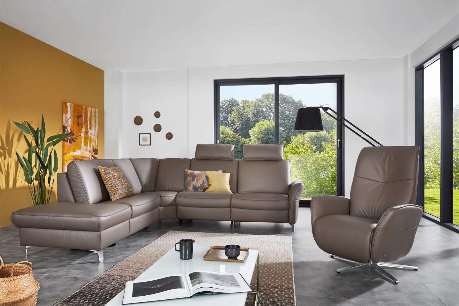 himolla Ecksofa MOSBACH 249 x 278 cm canyon