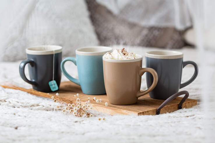 TAFELWERT Kaffeebecher JONE hellblau