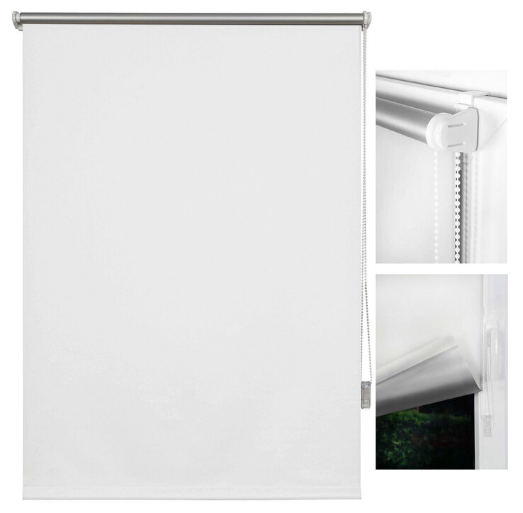 my deco Klemmfix Thermo-Rollo 95 x 160 cm weiß