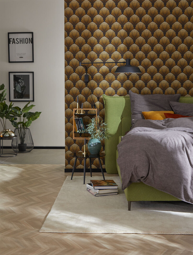 Couchtisch rund MARS 75 cm in Metall anthrazit