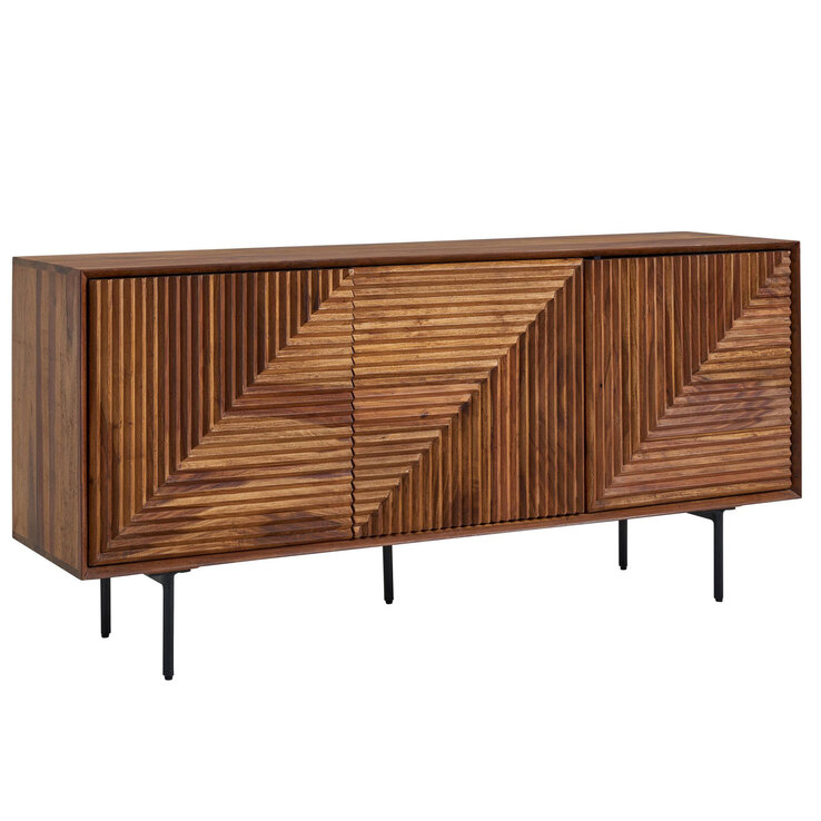 Sideboard 148 x 72 cm Sheesham massiv