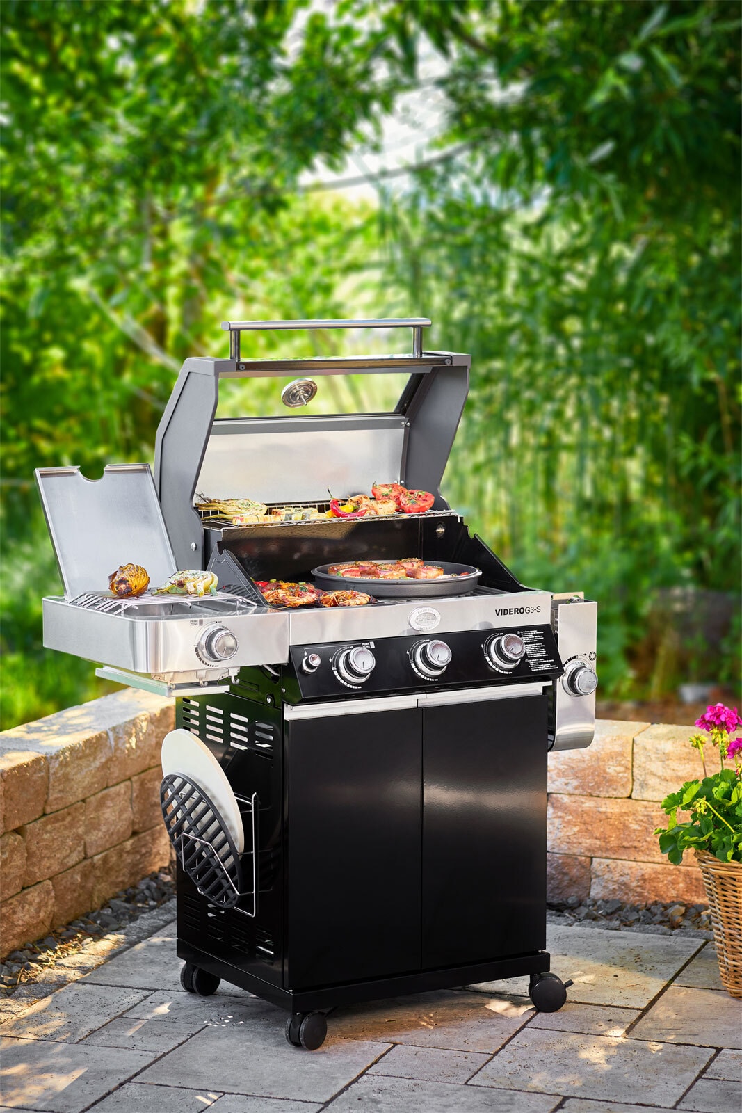 RÖSLE Gasgrill VIDERO G3-S Vario+ schwarz