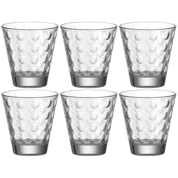 LEONARDO Whiskyglas OPTIC 6er Set transparent