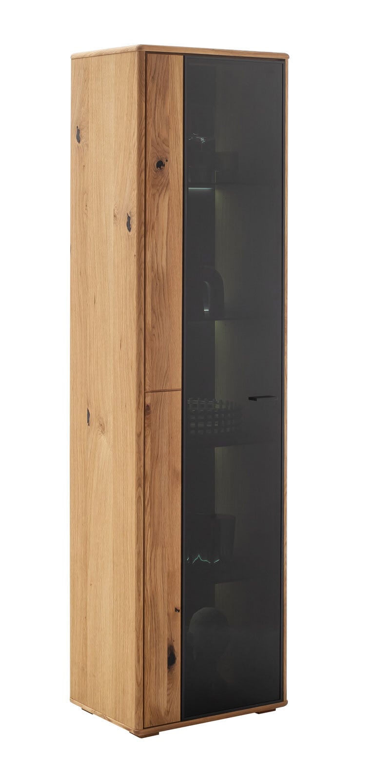 Vitrine AREZZO Wildeiche 52 x 190 cm