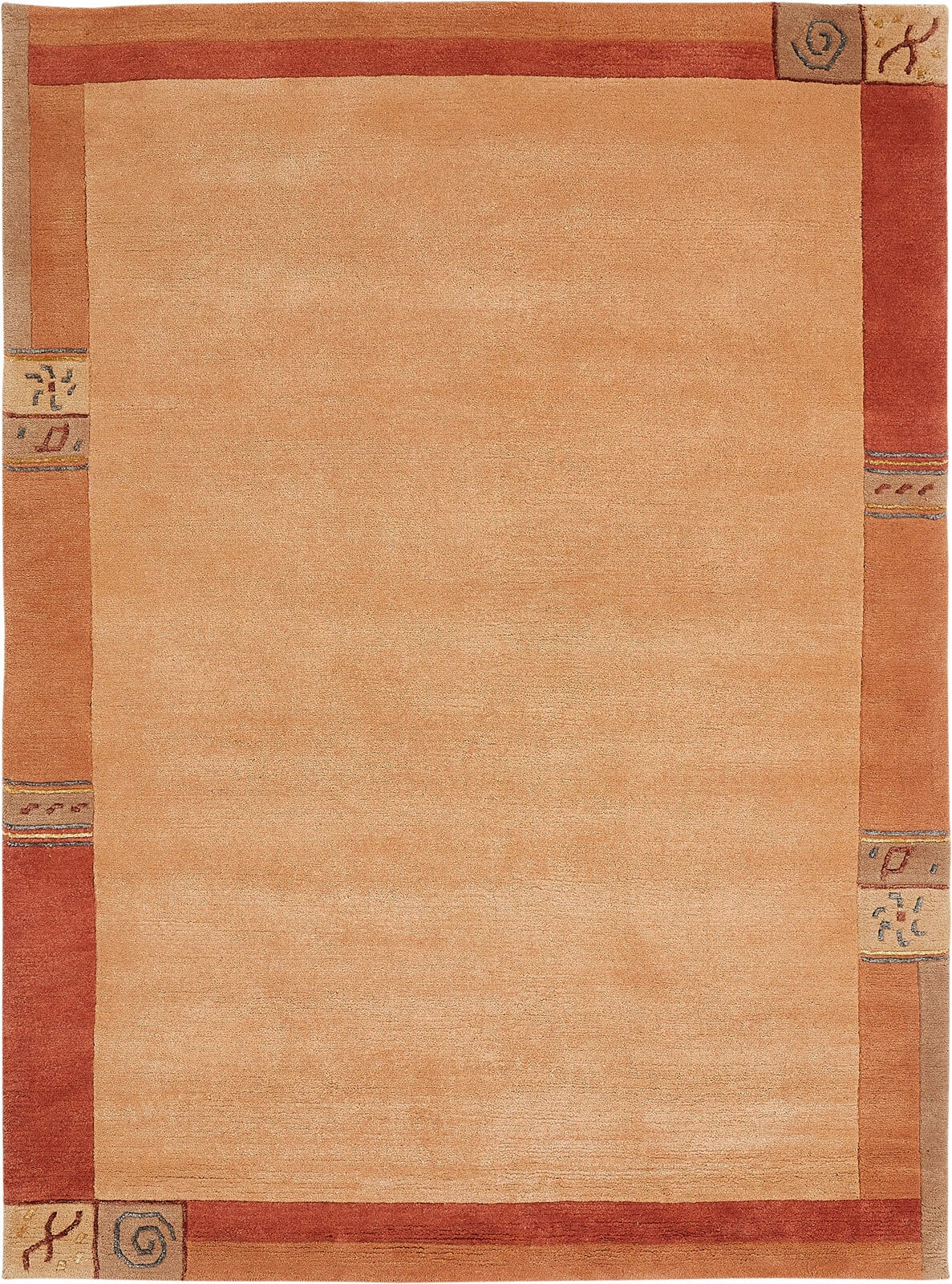 Teppich MANALI 70 x 140 cm orange