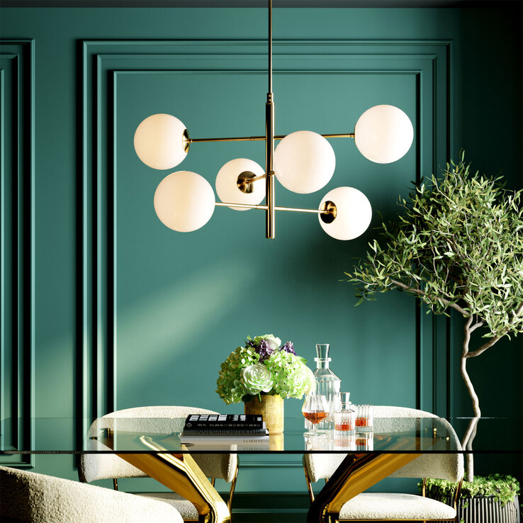 KARE DESIGN Esstisch GLORIA 100 x 200 cm goldfarbig