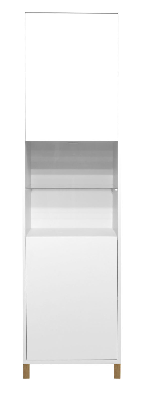 LIVÍN Standvitrine LINDOS 51 x 192 cm weiß