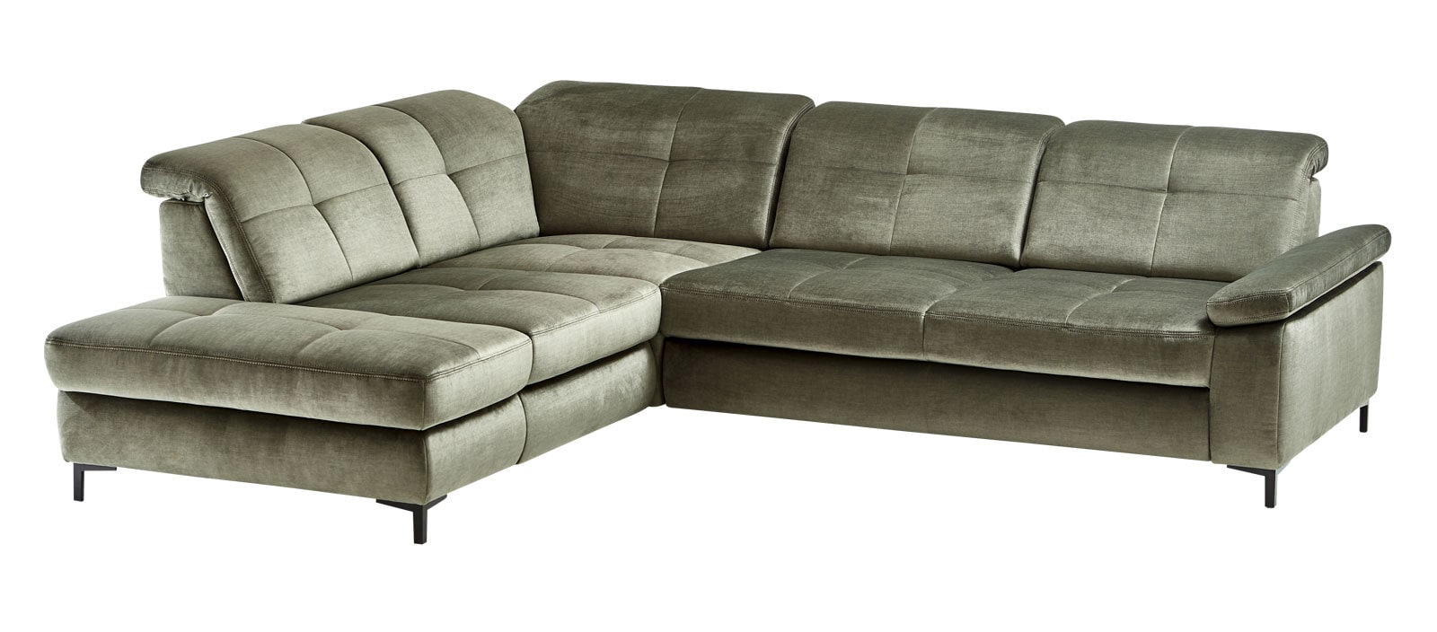 Ecksofa MIRO olive grün