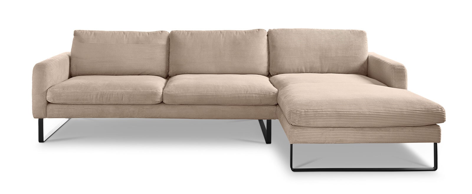 Ole Gunderson Ecksofa ROMA 298 x 154 cm Cord taupe