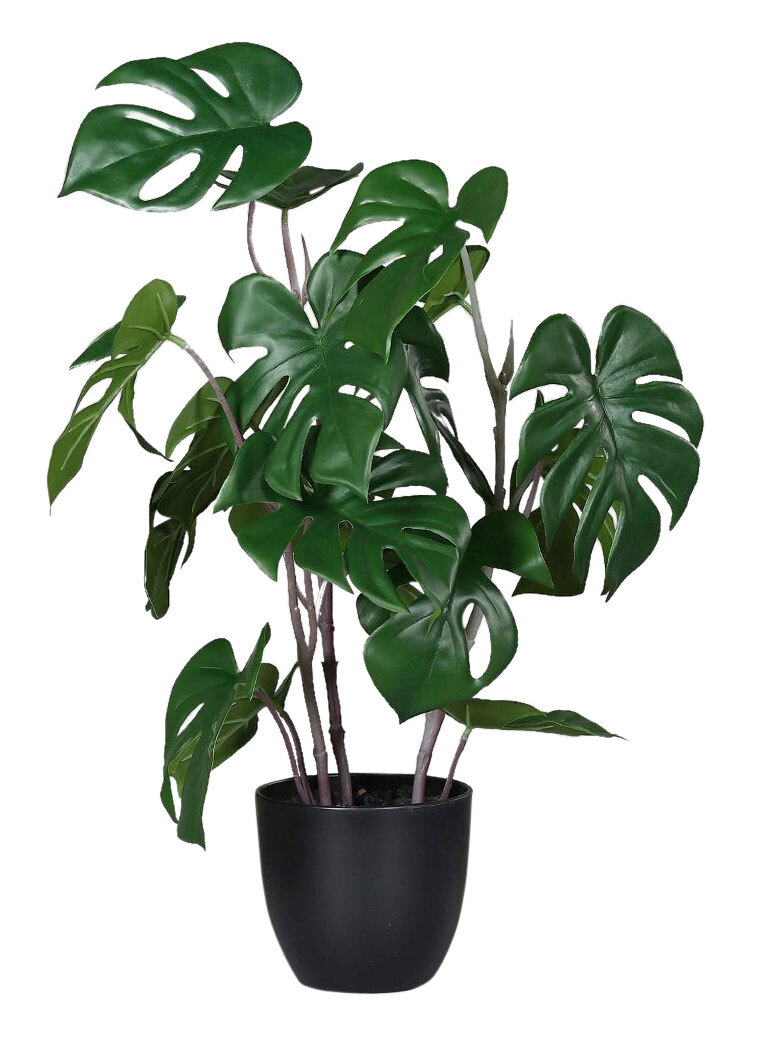 Kunstblume Monstera Fensterblatt 53 cm