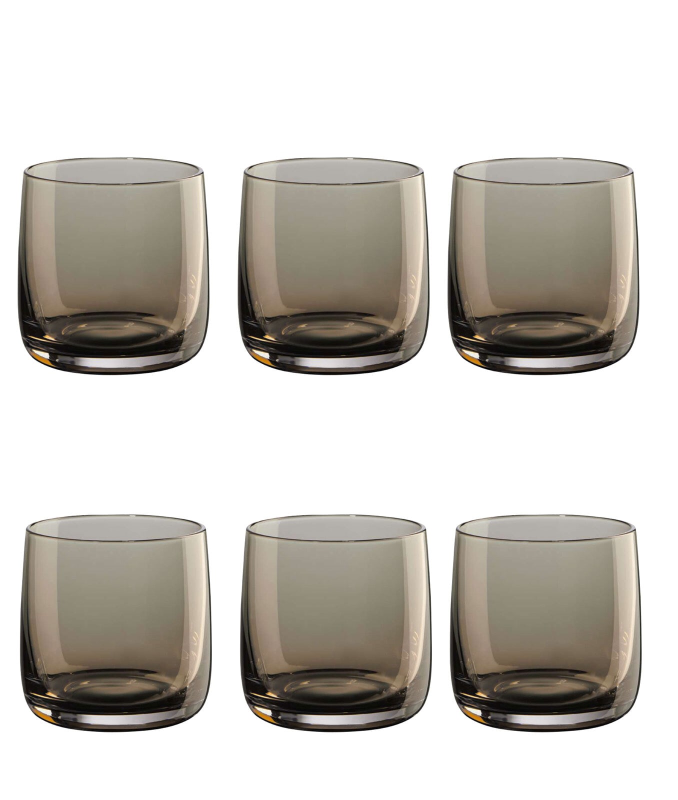 ASA Whiskyglas SARABI 6er Set - je 200 ml goldfarbig