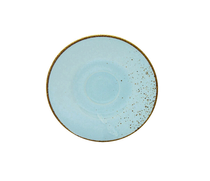 CreaTable Untertasse NATURE COLLECTION 6er Set hellblau