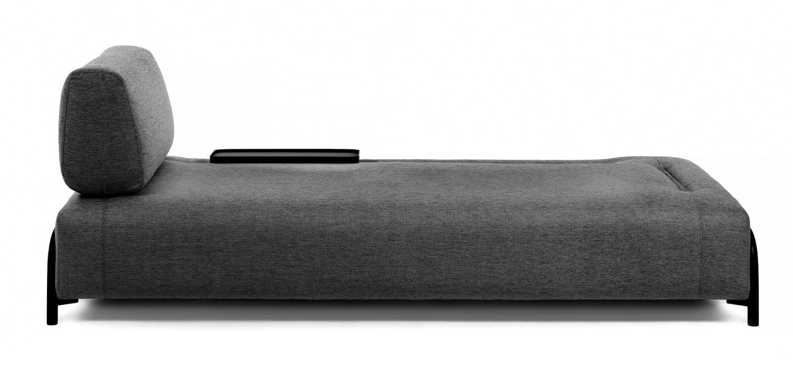 Kave Home Sofa 3-Sitzer COMPO AL dunkelgrau