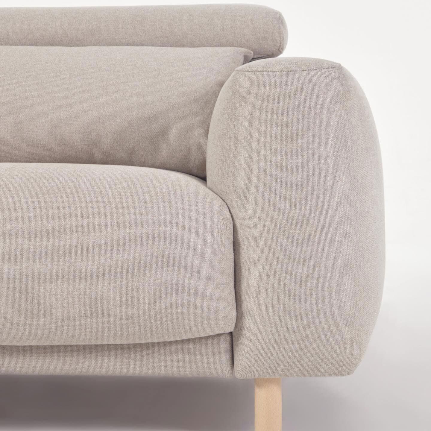 Kave Home Sofa 3-Sitzer SINGA beige