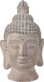 Deko Objekt Buddha 53 cm beige antik