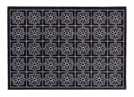 Fußmatte MIABELLA FLIESEN 50 x 70 cm grau/schwarz