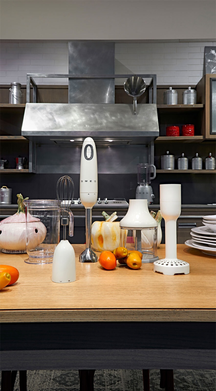 SMEG Stabmixer 5-teilig Creme