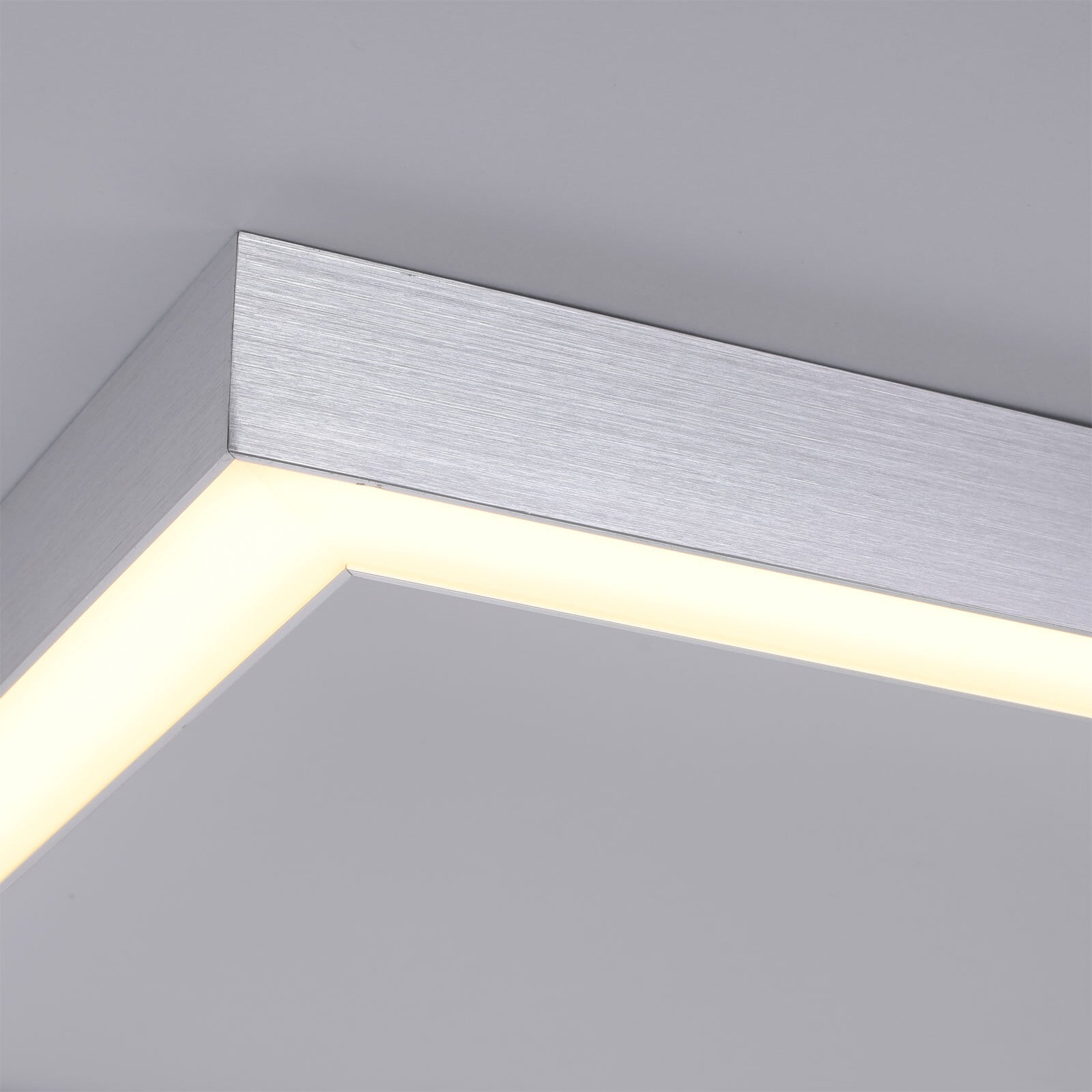 Paul Neuhaus LED Deckenlampe PURE-LINES 110 x 30 cm alufarbig